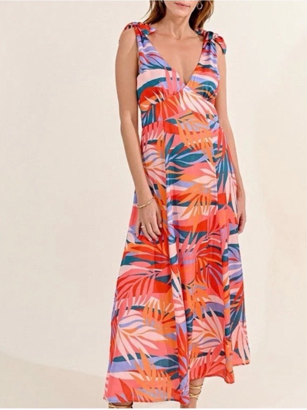 Molly Bracken Roma Palm Dress XS